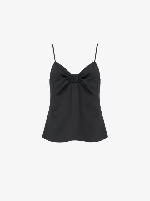 Women's Knot Evening Camisole in Black