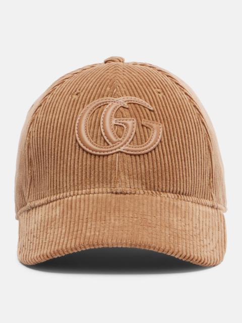 GUCCI GG cotton corduroy baseball cap