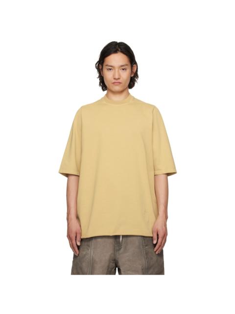 Rick Owens DRKSHDW Beige Hollywood Jumbo SS T-shirt