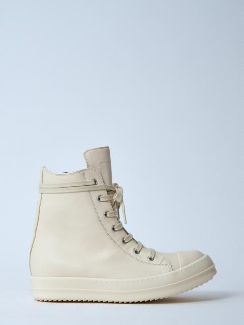 Rick Owens High-Top Leather Sneakers