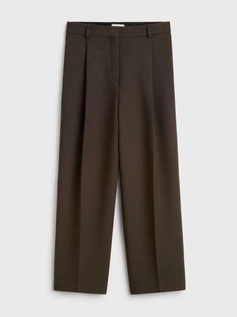 TOTEME Pleated straight trousers bark