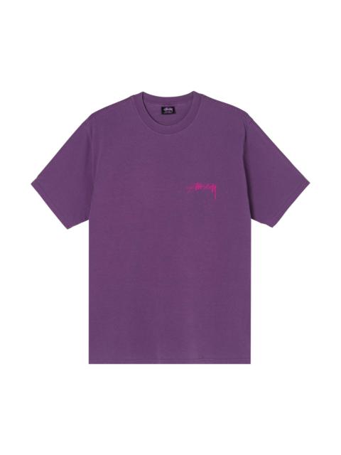 ★【STUSSY】★OLD PHONE TEE PIGMENT DYED★Tシャツ★Purple★ 関税込☆Stussy☆OLD PHONE TEE PIGMENT DYED☆Tシャツ☆Purple