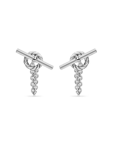 DAVID YURMAN Women's DY Mercer Bold Toggle Chain Stud Earrings in Sterling Silver, 50.4MM - Silver