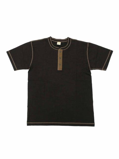 Buzz Rickson's SLUB YARN HENLEY NECK T-SHIRT - BR79192