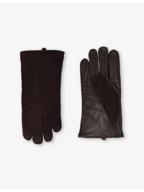 DENTS Touchscreen suede gloves