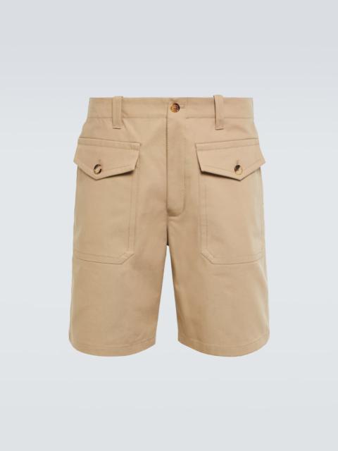Alexander McQueen Cotton cargo shorts