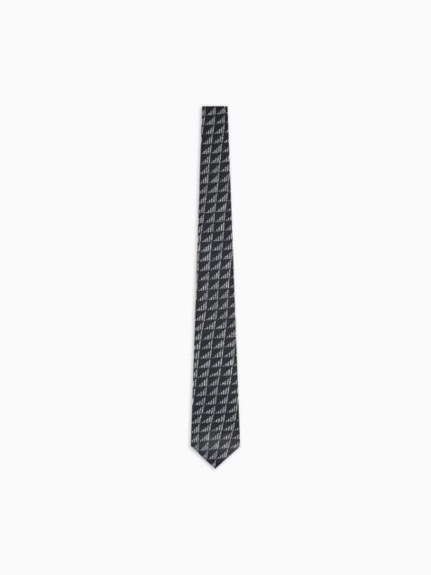 GIORGIO ARMANI ASV PRINTED SILK TIE