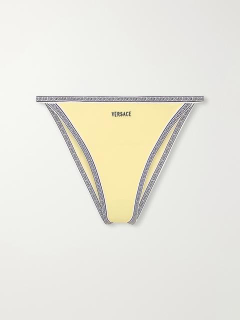 VERSACE Greca-printed Bikini Bottom