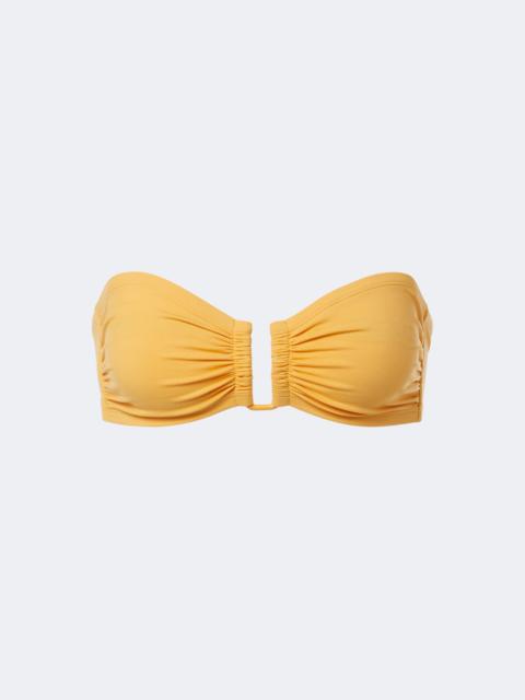 ERES Show gathered bandeau bikini top