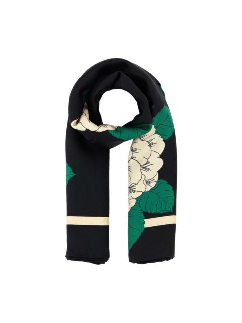 Valentino floral-printed scarf