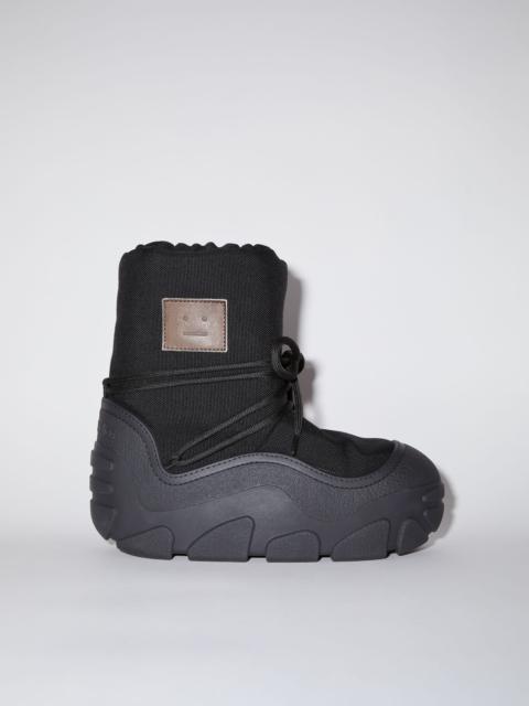 Acne Studios Platform snow boots - Black / Black