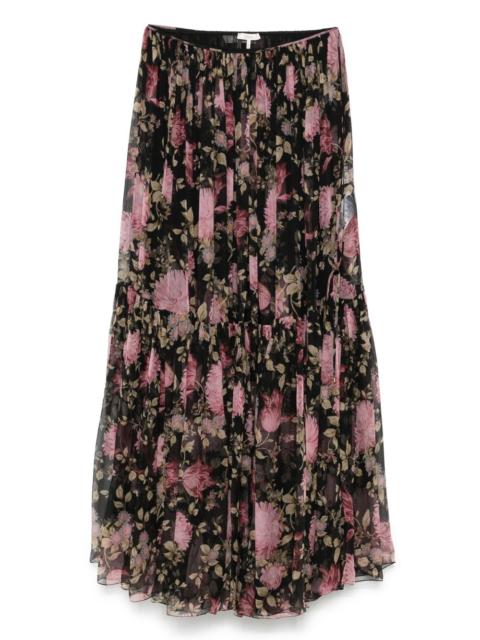 Chloé floral-printed skirt