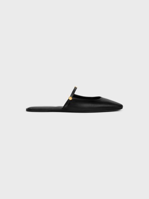 CELINE MACARON MULE IN GOATSKIN