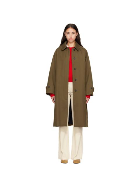 A.P.C. Khaki Water-Repellent Wool Jacket