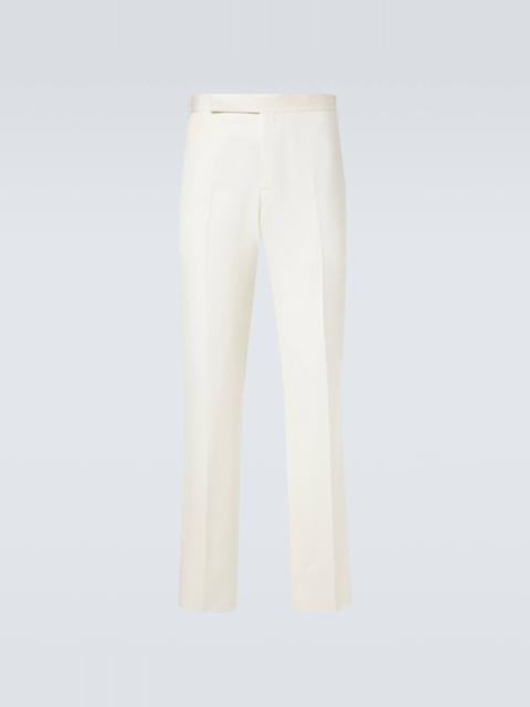 LARDINI High-rise slim pants