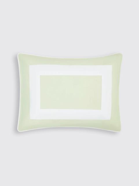EMILIA WICKSTEAD Maria Pillow Slip in Mint & White Cotton