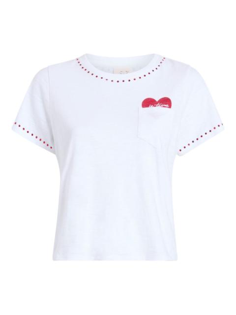 Cinq à Sept heart-pocket T-shirt