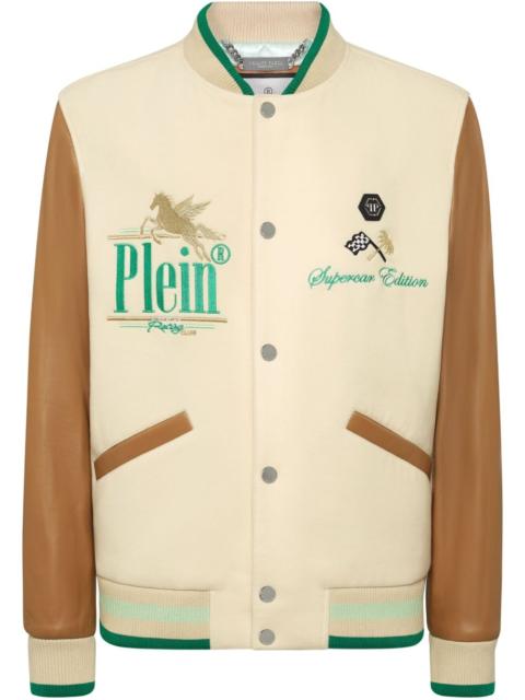 PHILIPP PLEIN Racing Club College bomber jacket