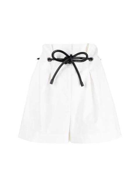 3.1 Phillip Lim paperbag-waist mini shorts