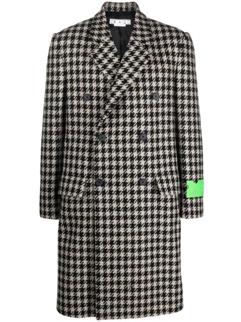 Off-White Hands Off double-breasted coat