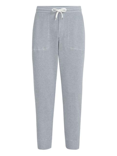Brunello Cucinelli ribbed-knit track pants