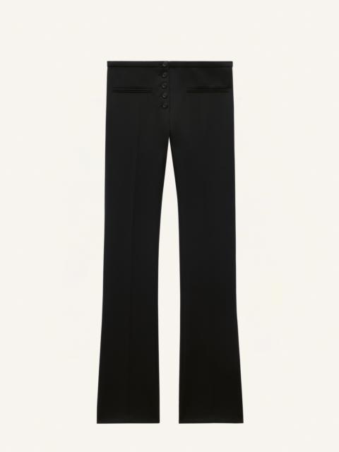 courrèges TAILORED SNAPS TWILL PANTS