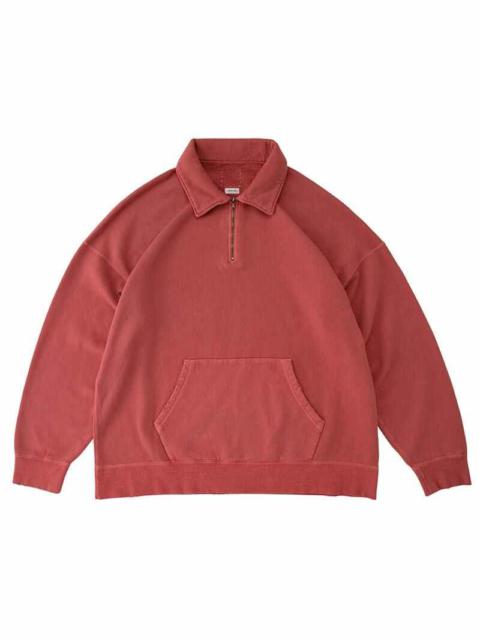 【限定セール！】 visvim JUMBO SWEAT ZIP P.O. (UNEVEN DYE) RED | REVERSIBLE トップス