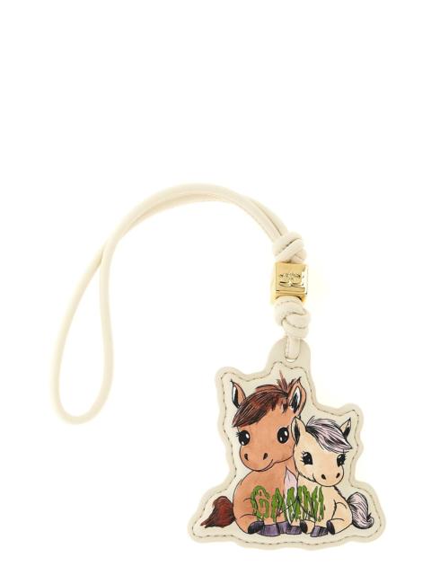 GANNI 'Pony' keyring