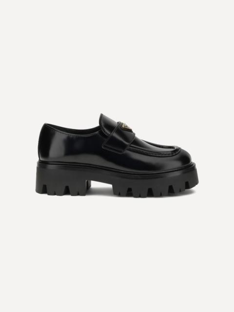 Leather Monolith Loafers