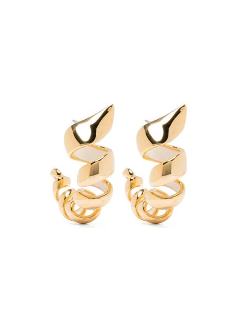 Lanvin Melodie half-hoop earrings