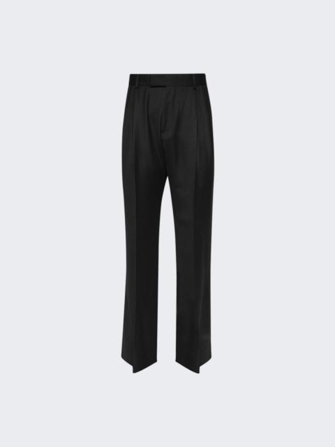 Double Pleated Pant Black