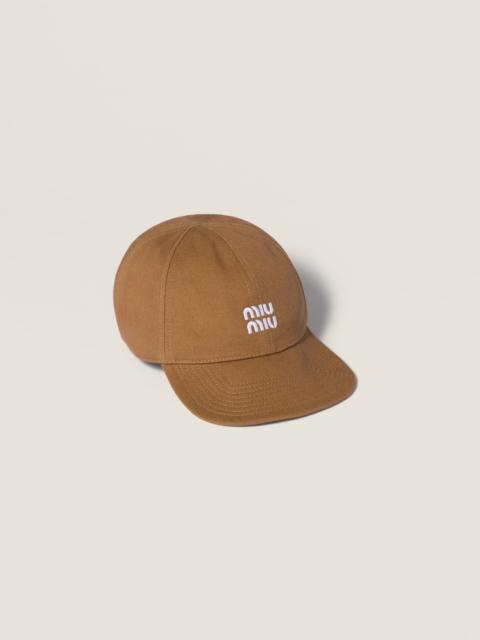 Miu Miu Drill baseball cap