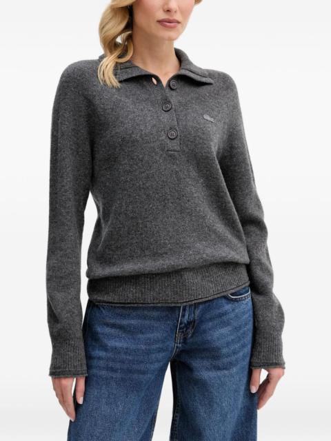 LACOSTE button sweater