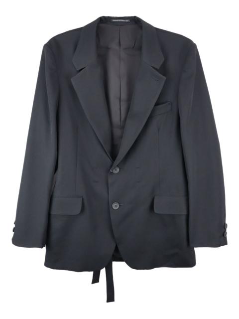Yohji Yamamoto belted wool jacket