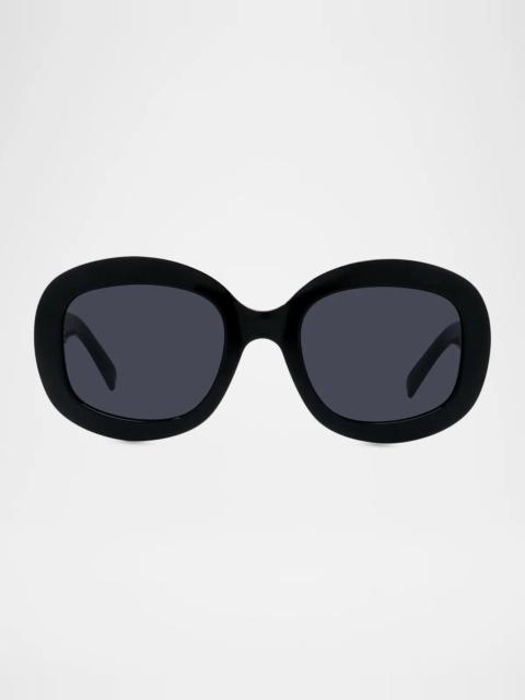 Givenchy City 52MM Round Sunglasses