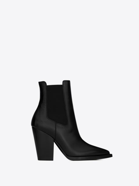 SAINT LAURENT theo chelsea boots in smooth leather
