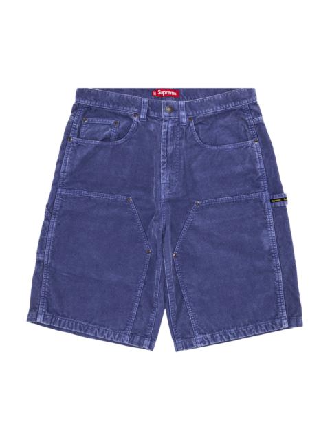 Supreme Supreme Washed Corduroy Double Knee Painter Short 'Blue'