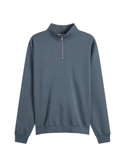 AURALEE Auralee High Gauge Sweat Half Zip Jumper