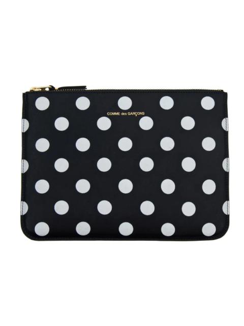 Dots Printed Leather Wallet
