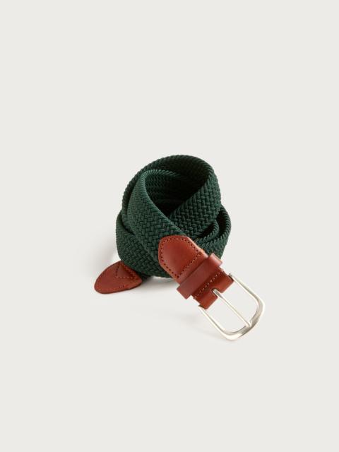 J.CREW Woven elastic belt with round buckle
