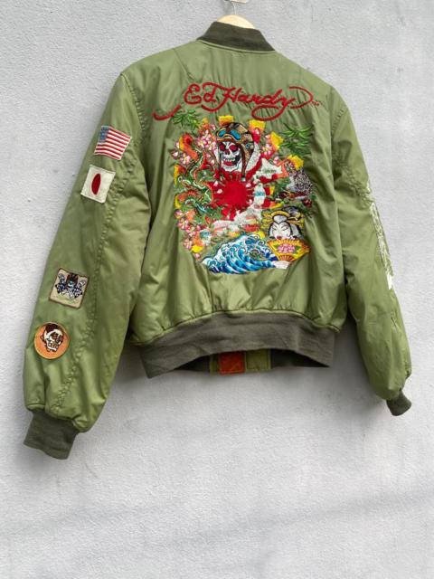 Ed Hardy×TRAVS REVERSIBLE SOUVENIRJACKET Ed Hardy X TRAVS REVERSIBLE SOUVENIR JACKET - SHOWCASE