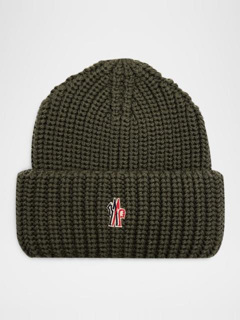 Moncler Grenoble Men's, Rib-Knit Wool Beanie