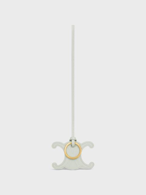 CELINE TRIOMPHE KEYRING CHARM in SMOOTH CALFSKIN