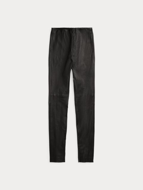 Polo Ralph Lauren The Lambskin Side-Zip Pant