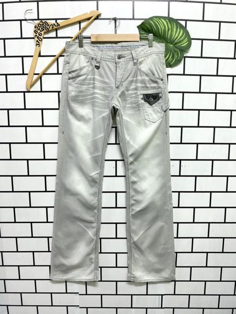 기타 브랜드 Japanese Brand × Matsuda - NICOLE CLUB FOR MEN Flared Carpenter Style Acid Wash Pants