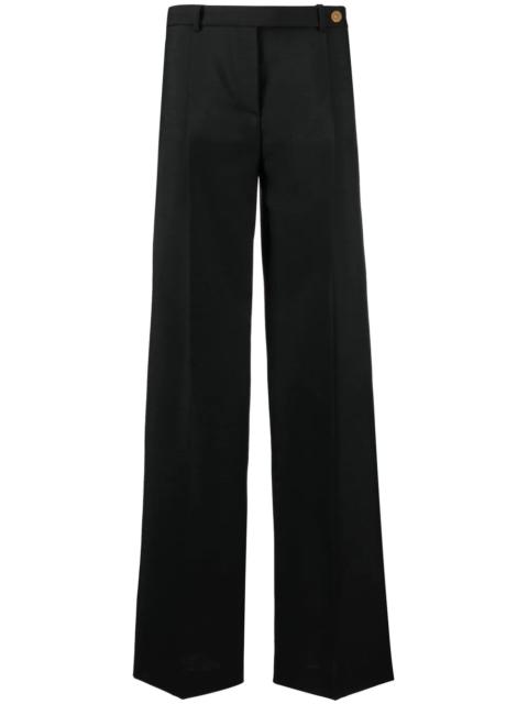 tailored wide-leg trousers