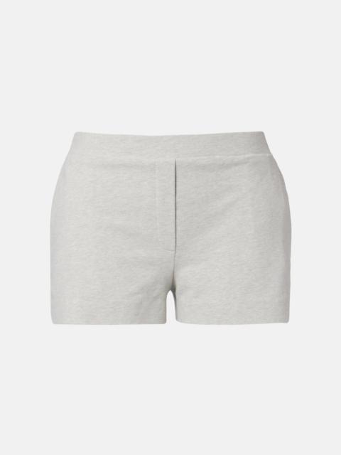 NORMA KAMALI Cotton-blend jersey shorts
