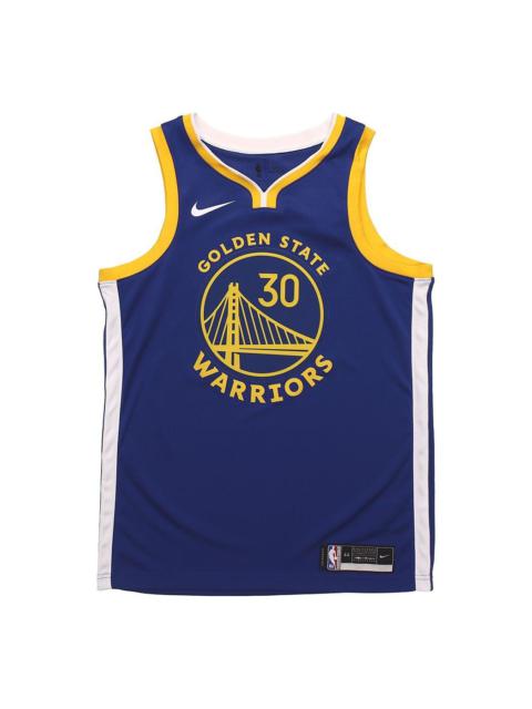 Nike Nike NBA Team Limited Jersey SW Fan Edition Golden State Warriors Curry No. 30 2020-2021 Season Blue
