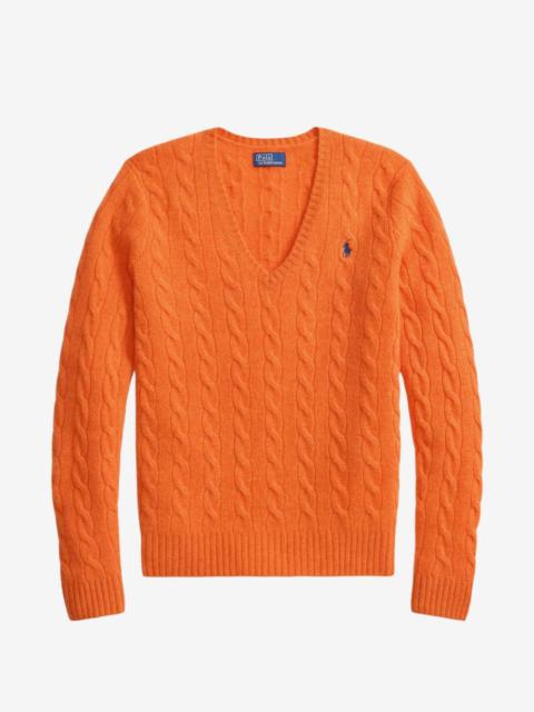 Polo Ralph Lauren cable-knit wool-cashmere sweater