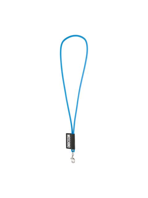 Moschino keyring neck strap